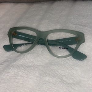 NEW Miu Miu Women's Green Eyeglasses Frames